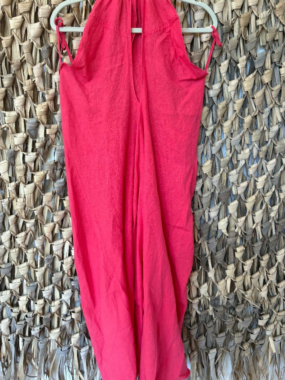 MAX MARA WEEKEND Italy Linen Halter Midi Dress IT44 US10